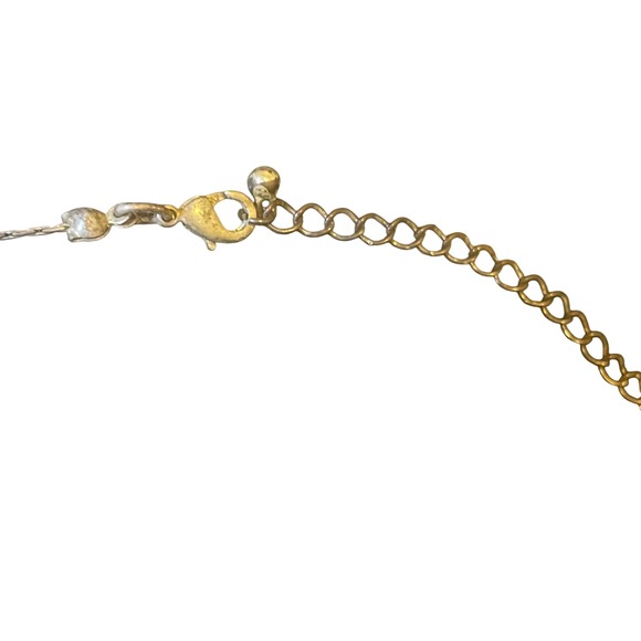 Vintage Y2K Resin Acrylic Statement Necklace 20" Fuchsia Pink Chunky Beads - Picture 3 of 5